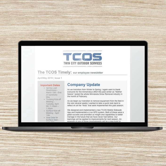 Internal Company Newsletter